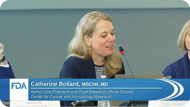 Cath Bollard at FDA Roundtable