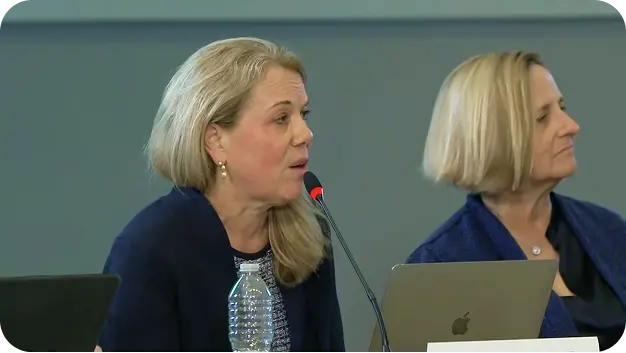 Crystal Mackall and Cath Bollard at FDA Roundtable